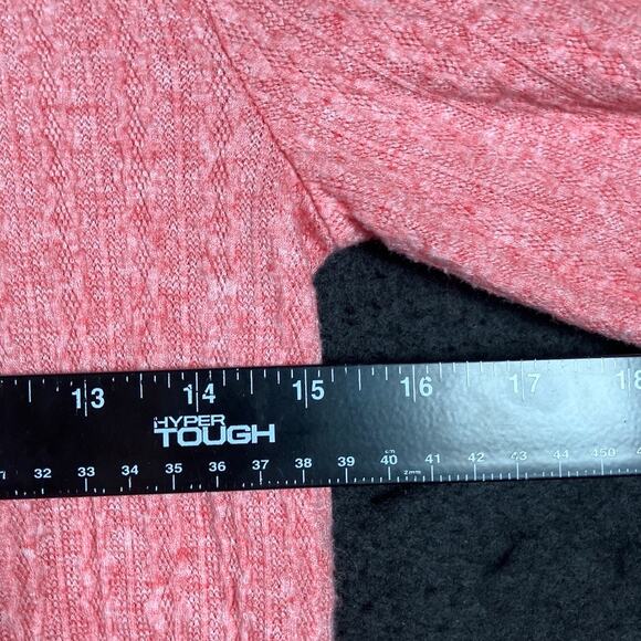 LOFT Outlet Womens Blouse Pink Sleeve U Neck Long Sleeved Stretch Medium - Picture 8 of 12
